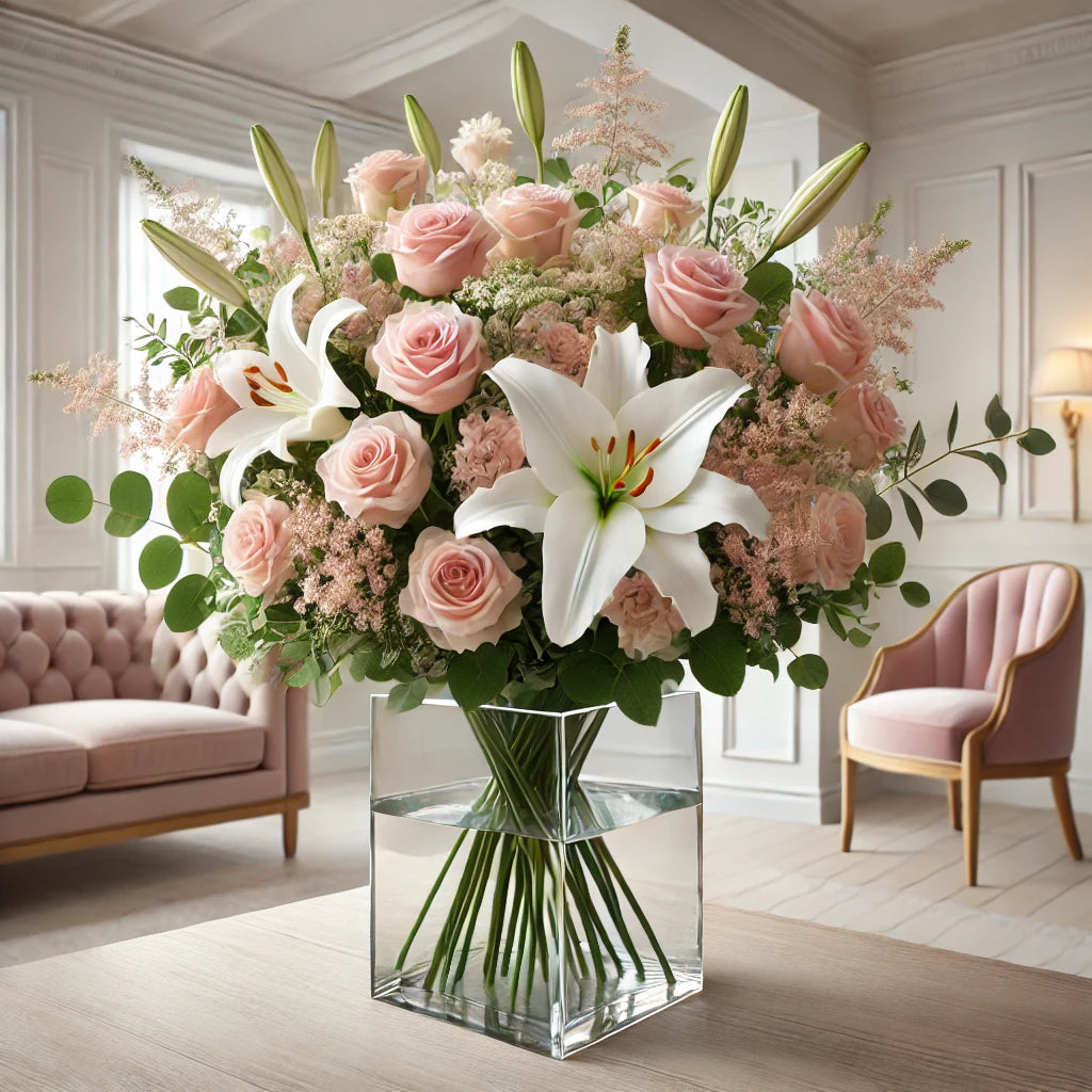 Graceful Blossom Vase