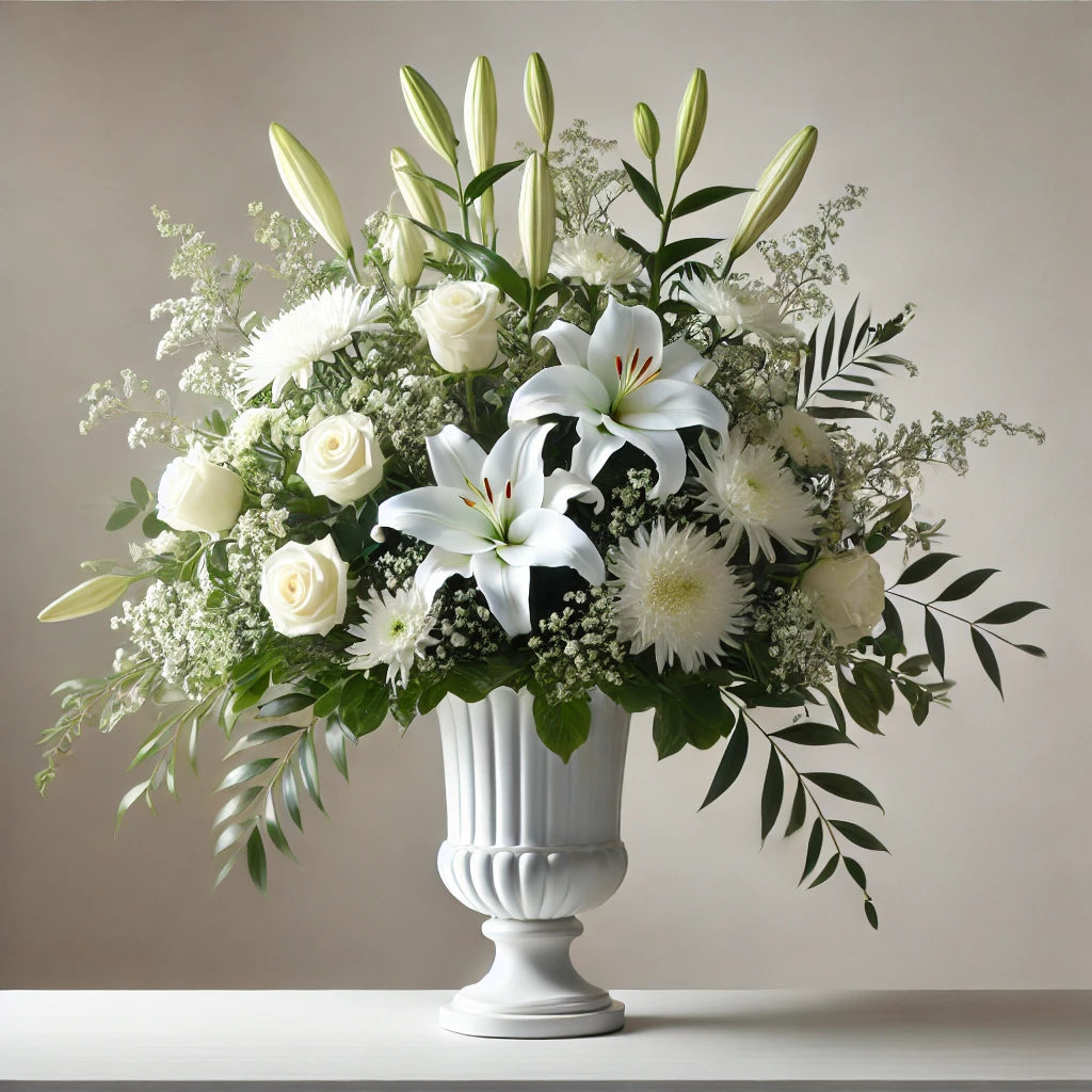 Serene Tribute Funeral Flower Arrangement