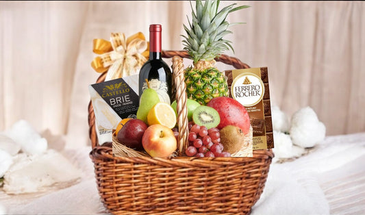 Premium Fruit & Gourmet Gift Basket