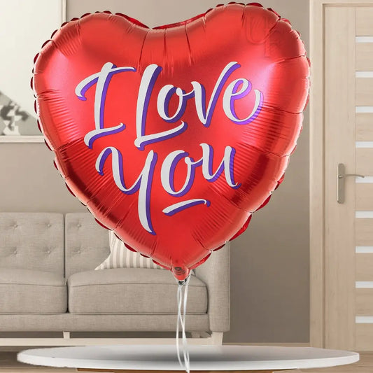 I Love You Red Heart Balloon