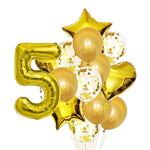 Luxe Gold Balloon Bouquet (FGB427) - City Flowers & Gift Baskets