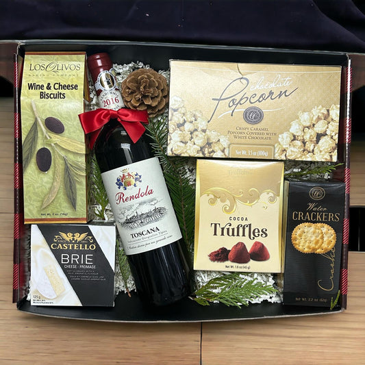 Gourmet Wine & Cheese Gift Box