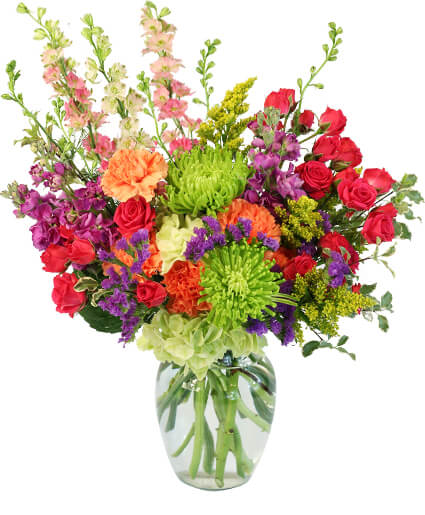 COLORFUL BLOOMS (FGB20) - City Flowers & Gift Baskets