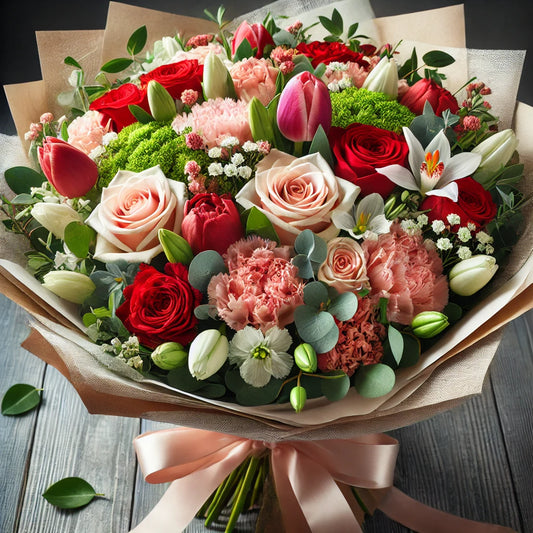 Romantic Blooming Love Bouquet