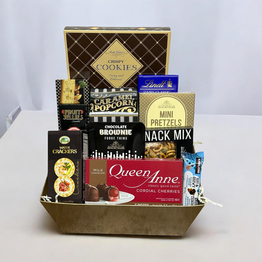 Deluxe Chocolate & Snack Gift Basket