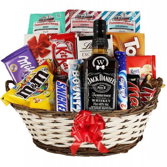 Jack Daniel’s Whiskey & Chocolate Treats Gift Basket