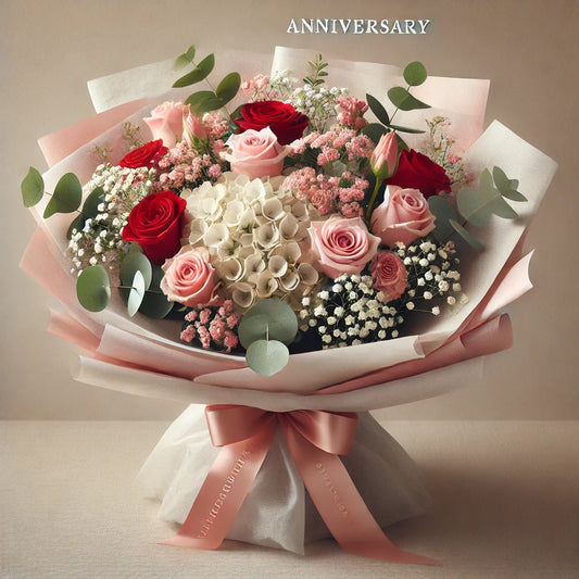 Romantic Harmony Anniversary Bouquet