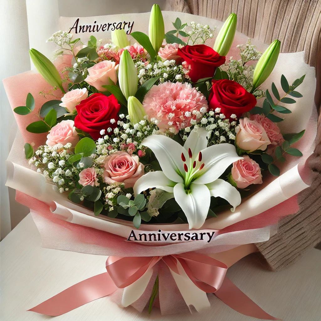 Passionate Romance Anniversary Bouquet