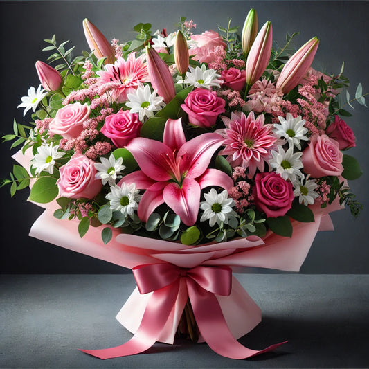 Blushing Blooms Bouquet