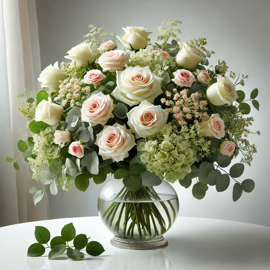 Elegant Green Rose Bouquet