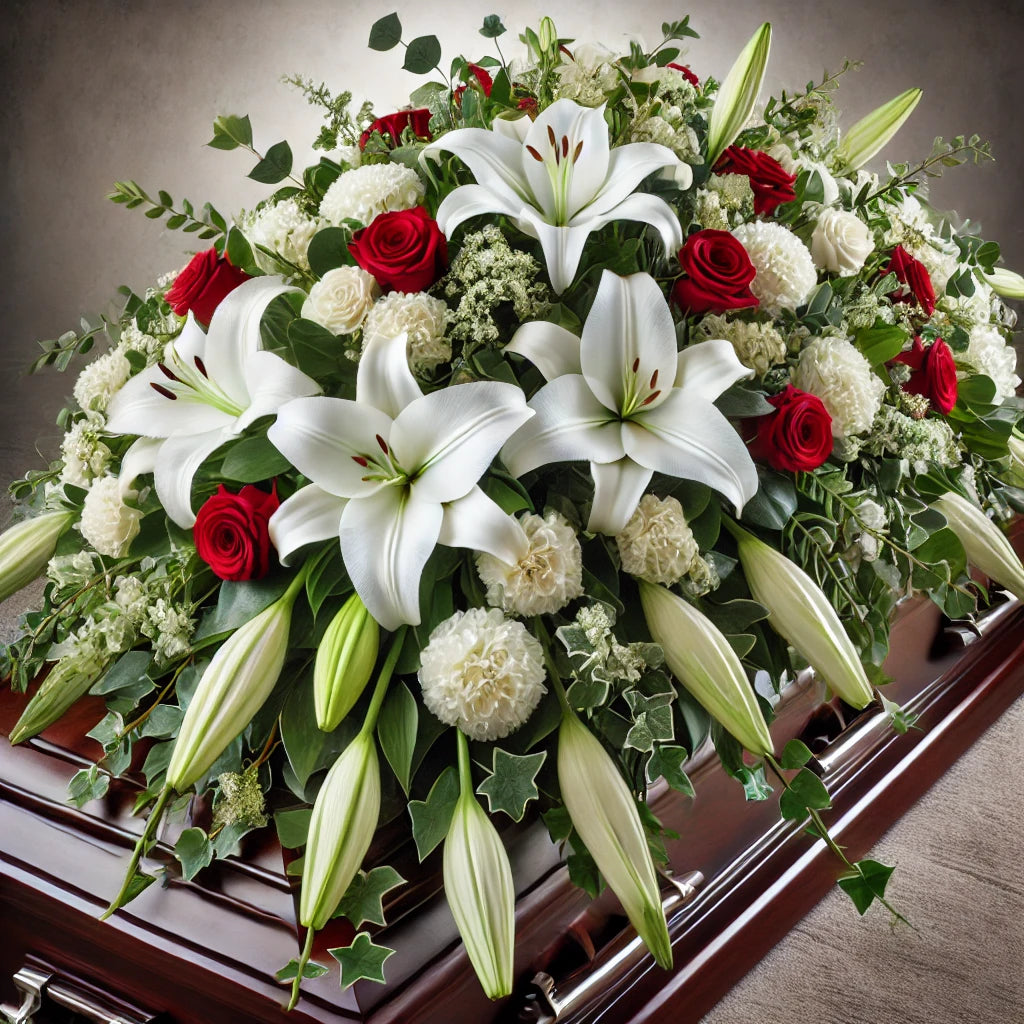 Peace Always Casket Spray