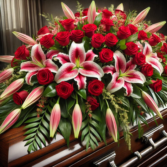 Dedication of Love Casket Spray