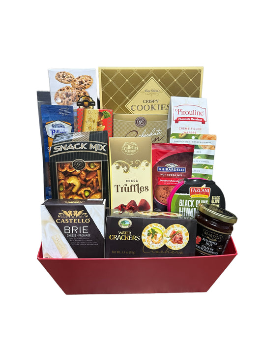 Deluxe Gourmet Snack & Treat Gift Basket