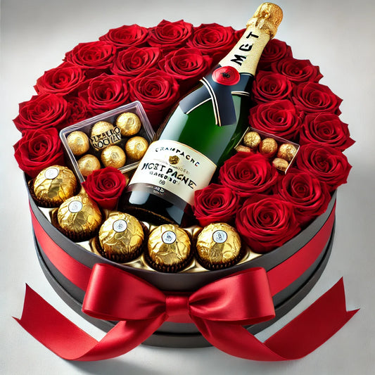 Moët & Roses Luxury Gift Box