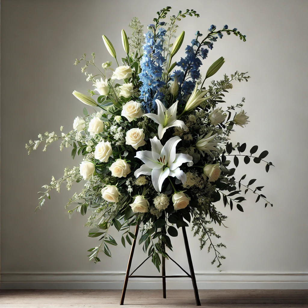 Tranquil Farewell Standing Spray