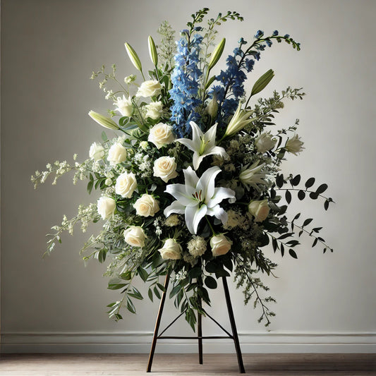 Tranquil Farewell Standing Spray