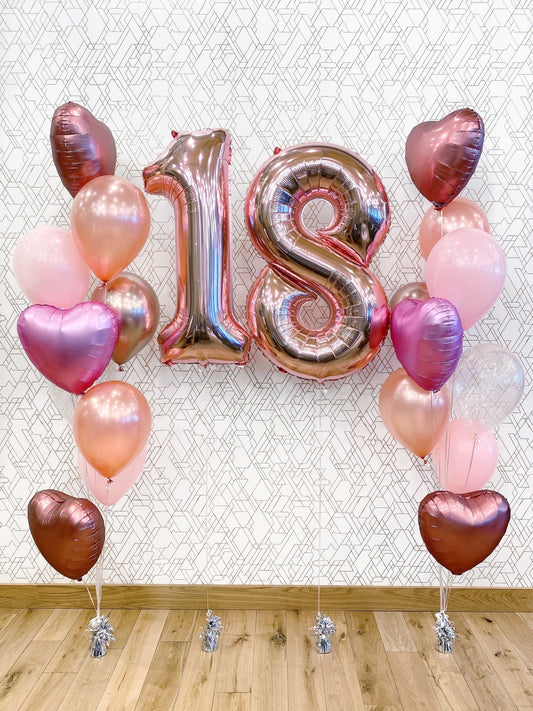 Elegant Balloon Bouquet (FGB400) - City Flowers & Gift Baskets