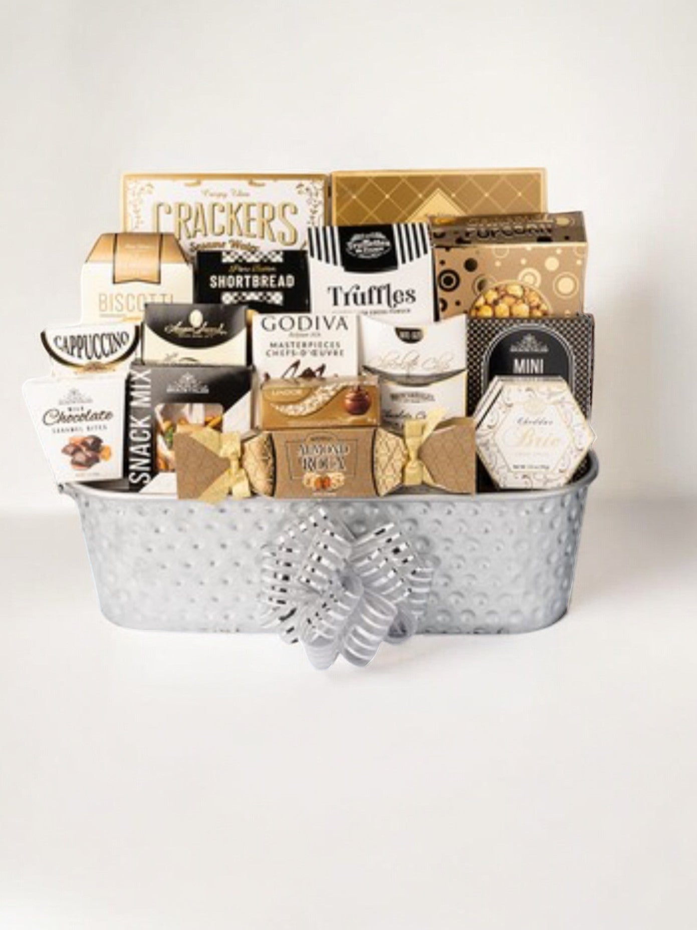 Silver Sophistication Gourmet Gift Basket