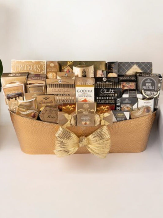 Golden Grandeur Gourmet Gift Basket