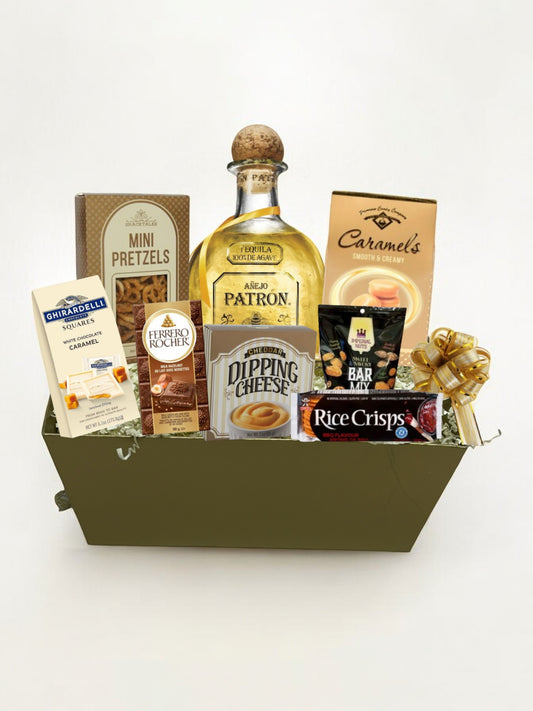 Premium Tequila & Gourmet Snack Basket