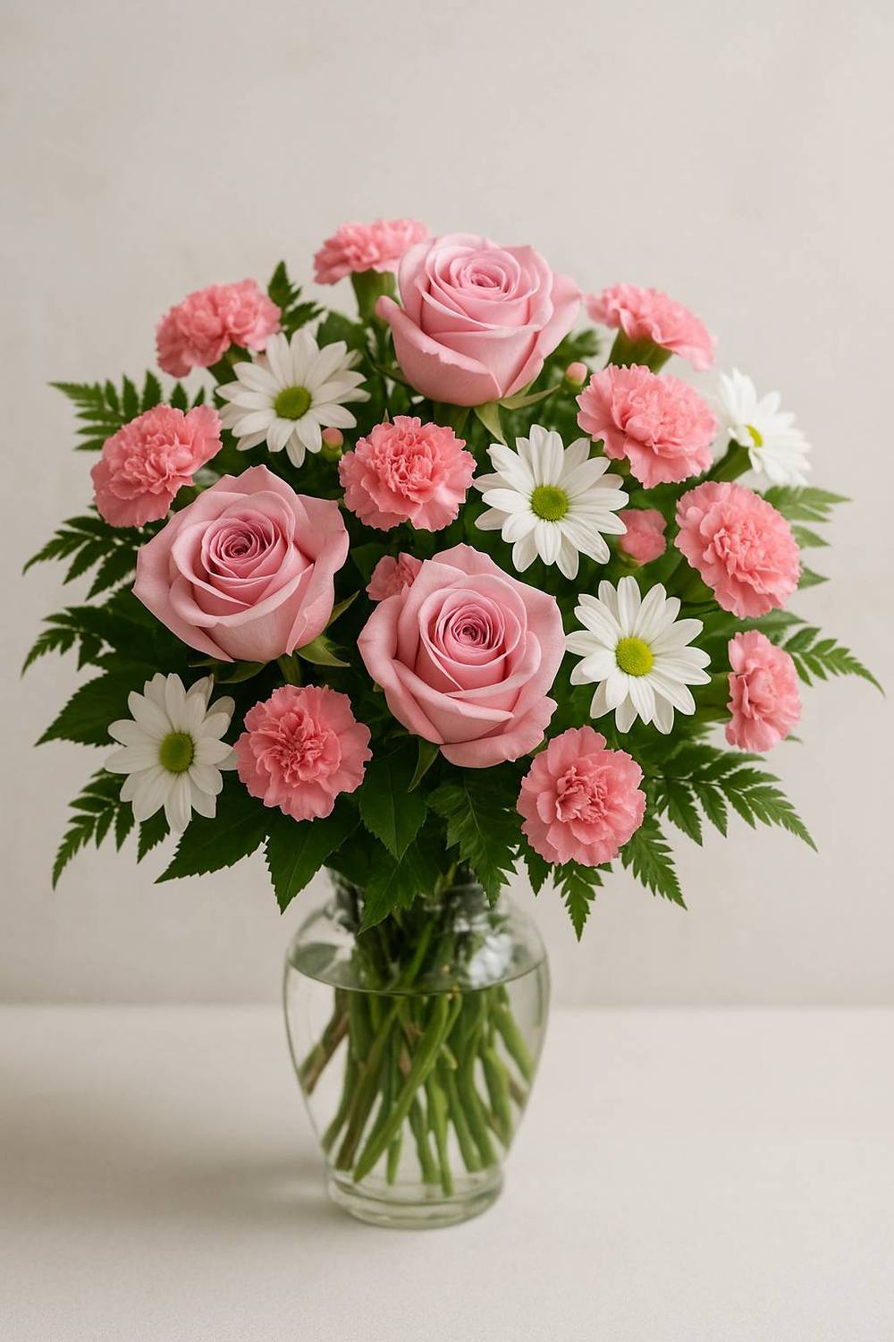 Graceful Blooms in Glass