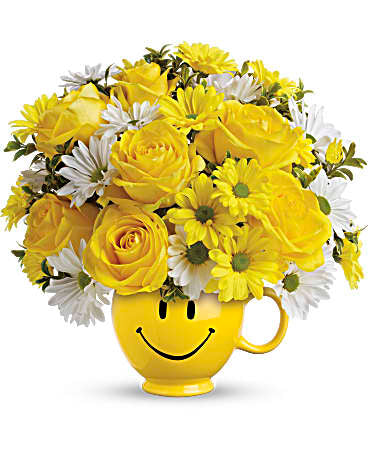 BE HAPPY BOUQUET (FGB4) - City Flowers & Gift Baskets