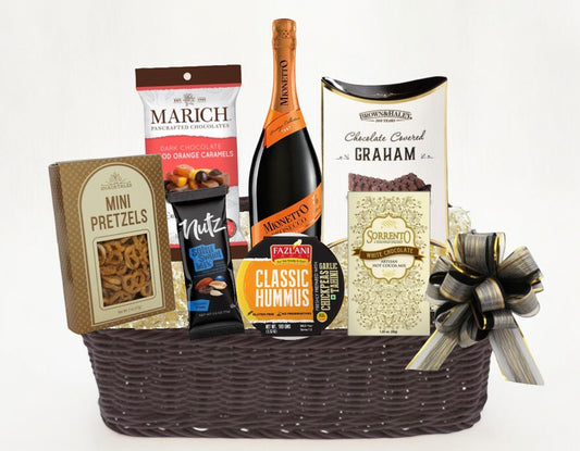Prosecco and Gourmet Snacks Celebration Basket